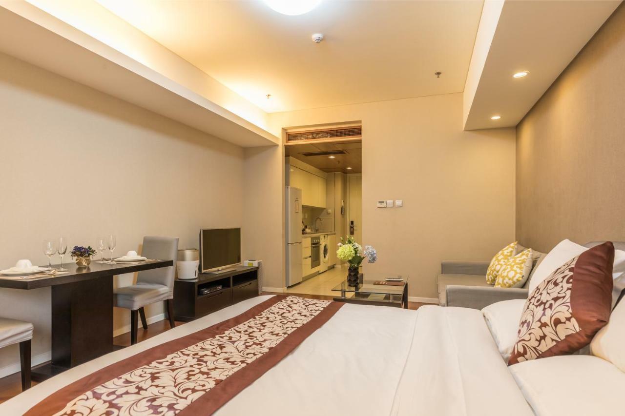 Jiu Du Hui Serviced Apartment Peking Kültér fotó