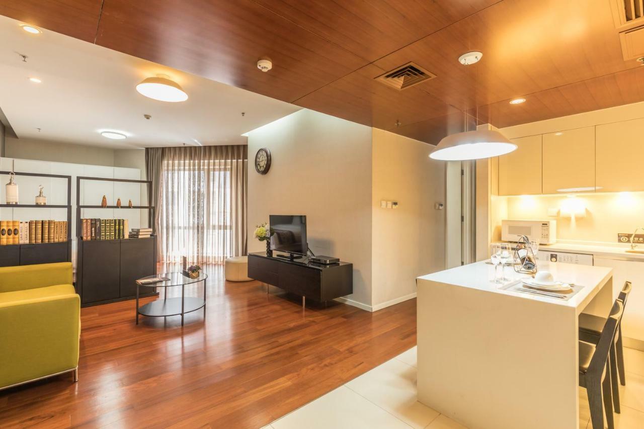 Jiu Du Hui Serviced Apartment Peking Kültér fotó