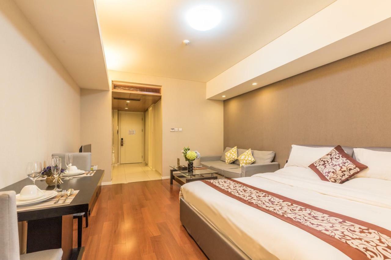Jiu Du Hui Serviced Apartment Peking Kültér fotó