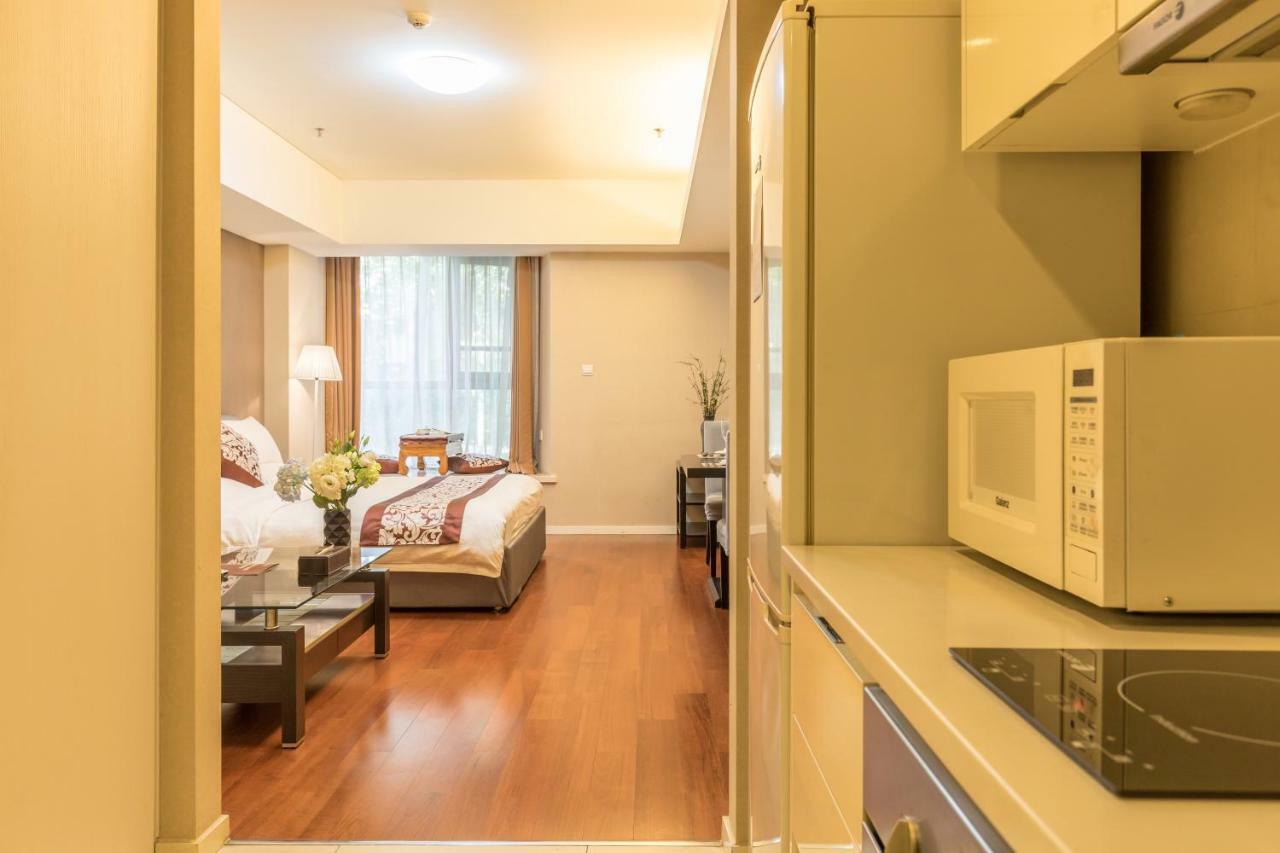 Jiu Du Hui Serviced Apartment Peking Kültér fotó